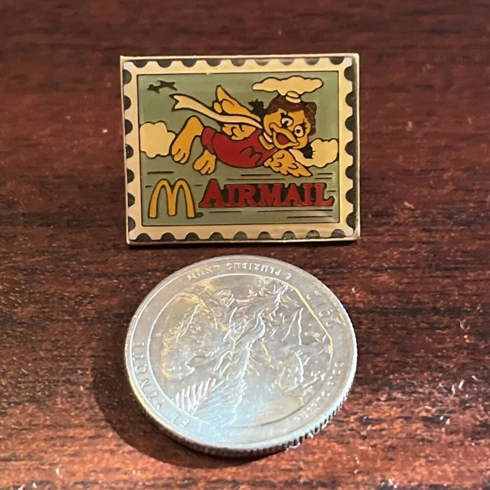 McDonald’s‎ Birdie Mascot Stamp Airmail Employee Pin